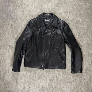 Schott Men's Black Leather Jacket